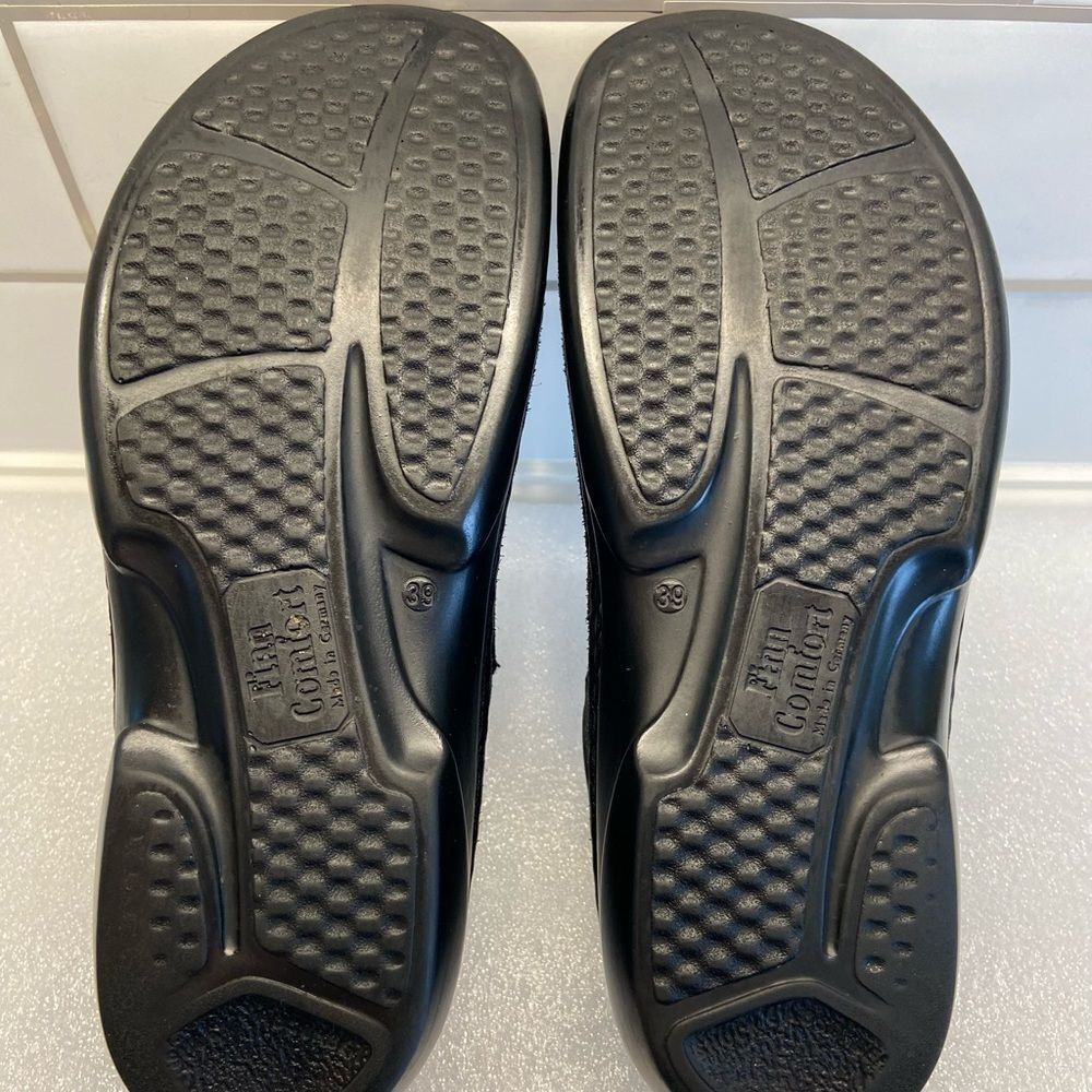 Finn Comfort Womens Laval “Mary Janes” Black Leather Shoes Made in 🇩🇪 Size 8 - Picture 7 of 10